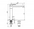 Высокий смеситель  KIRY ORS88003BIG:Чертеж 