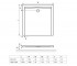 Поддон низкий 100х100 см  FORMA BREX.FOR10WHN:Чертеж 