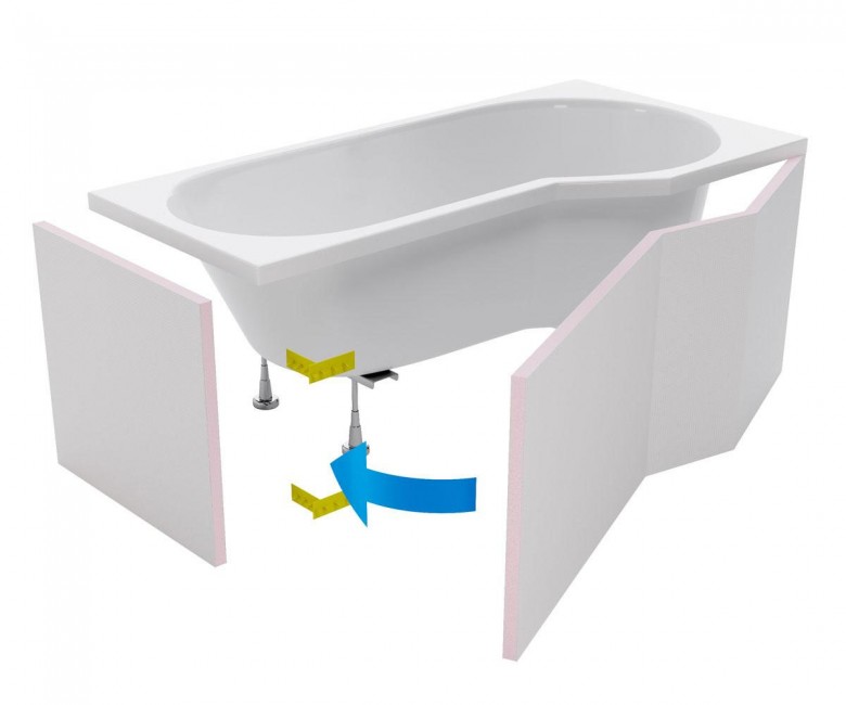 Ліва панель 195 см EXCELLENT BE SPOT OBEX.BSL.16WH OBEX.BSL.16WH