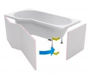 Панель права 195 см BE SPOT EXCELLENT BE SPOT OBEX.BSP.16WH