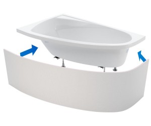 Фронтальна панель 250 см EXCELLENT  OBEX.N.250WH