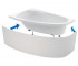 Фронтальна панель 250 см EXCELLENT  OBEX.N.250WH OBEX.N.250WH
