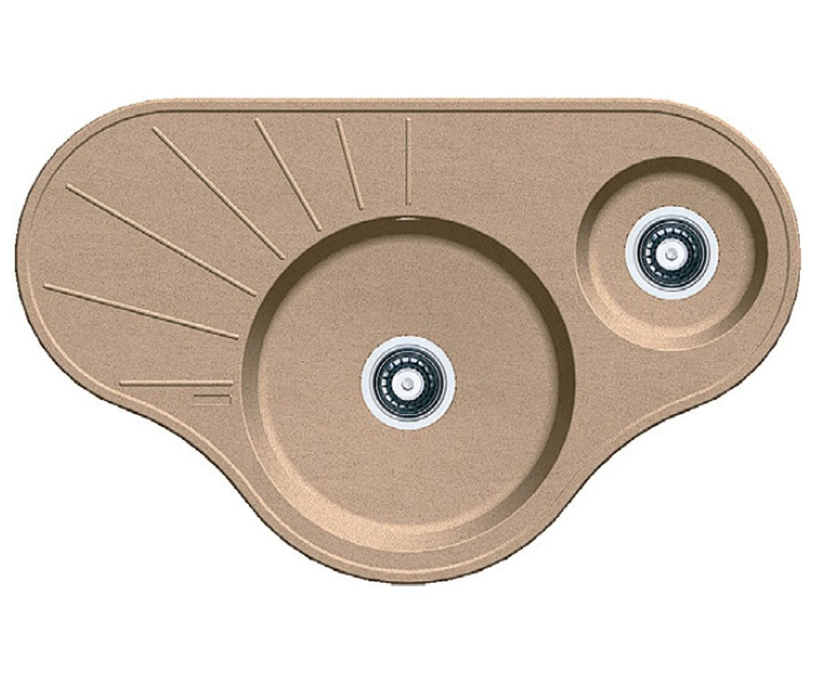 Кухонні кутова мийка , FABIANO ARC ARC 94X58X15 BEIGE ARC 94X58X15 BEIGE