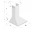Кухонная вытяжка  BASE 60 WHITE:Чертеж 
