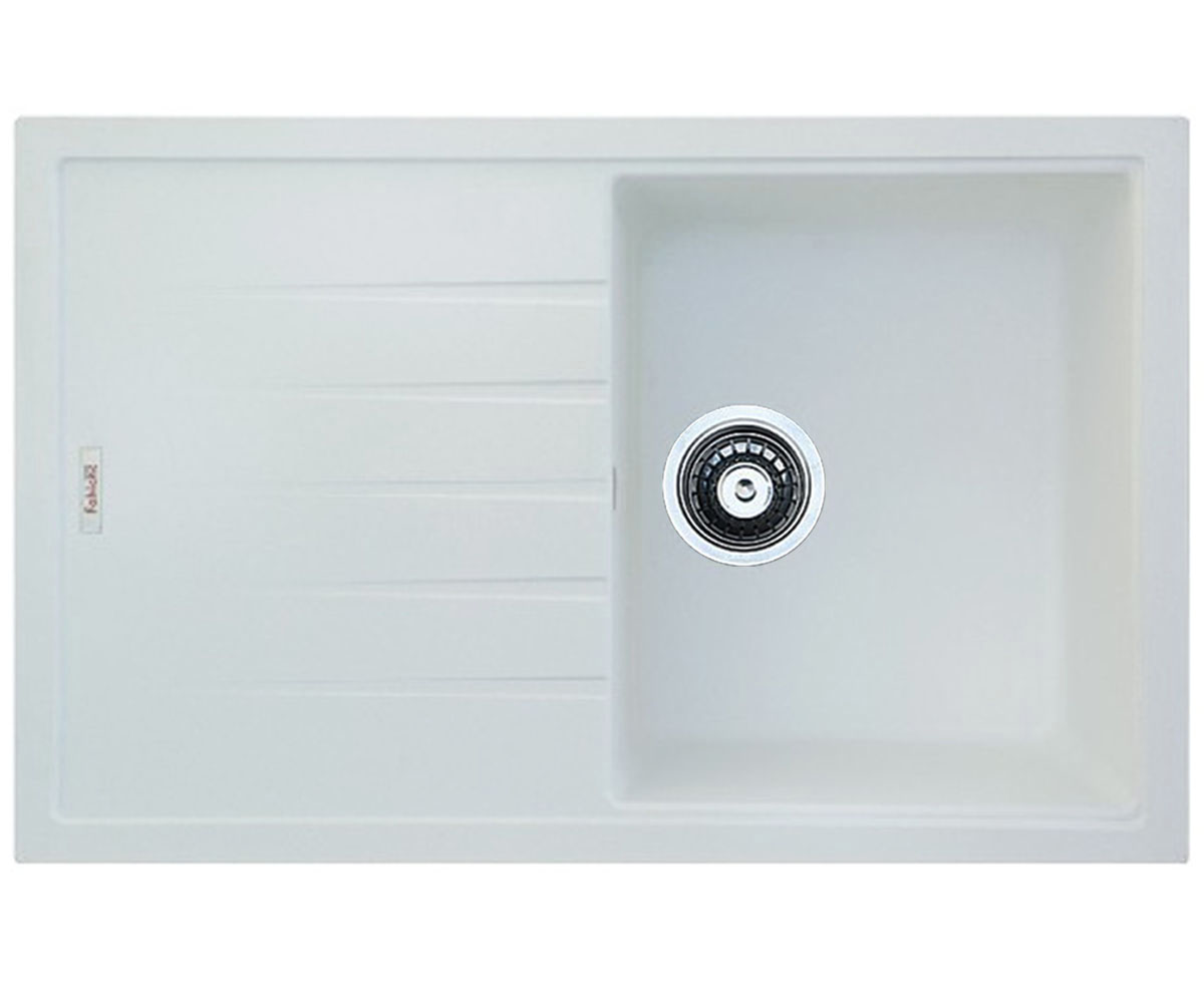 Кухонна мийка FABIANO CLASSIC CLASSIC 78X50 ALPINE WHITE CLASSIC 78X50 ALPINE WHITE