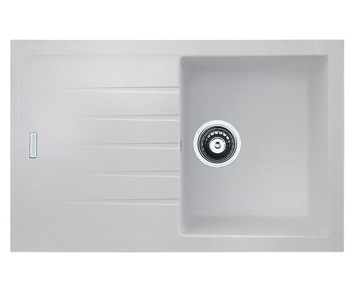 Кухонна мийка FABIANO CLASSIC CLASSIC 86X50 ALPINE WHITE CLASSIC 86X50 ALPINE WHITE