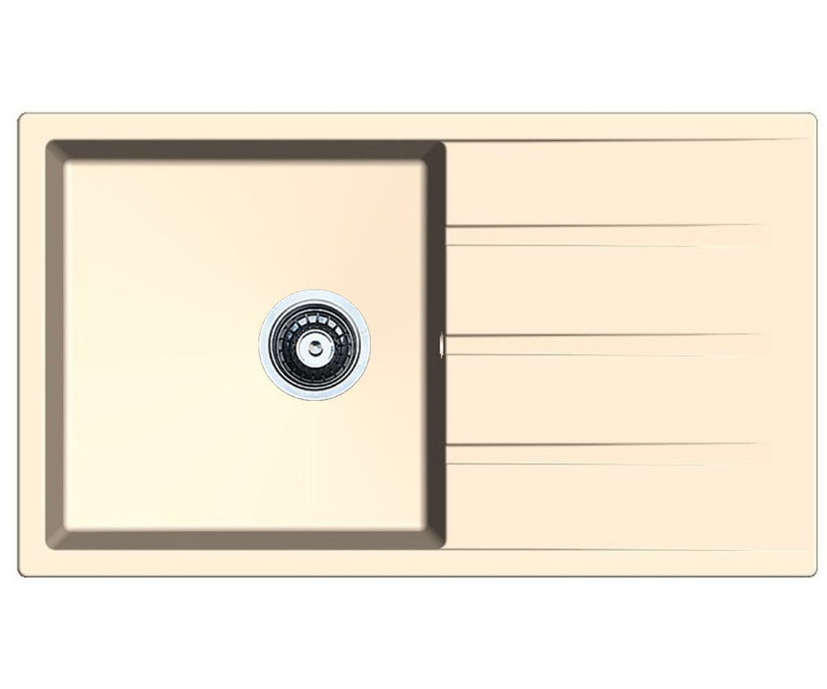 Кухонная мойка FABIANO CLASSIC CLASSIC 86X50 XL CREAM CLASSIC 86X50 XL CREAM