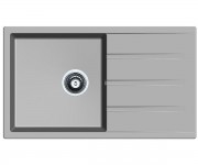 Кухонна мийка FABIANO CLASSIC CLASSIC 86X50 XL GREY METALLIC