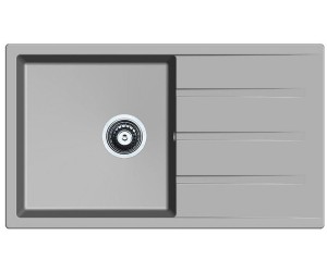 Кухонна мийка FABIANO CLASSIC CLASSIC 86X50 XL GREY METALLIC