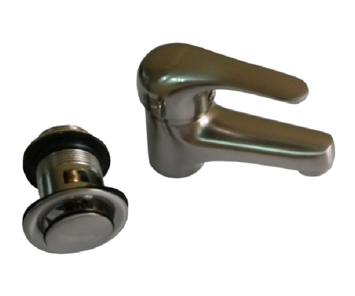 Змішувач з нижнім клапаном FABIANO  FBM 50BS INOX FBM 50BS INOX