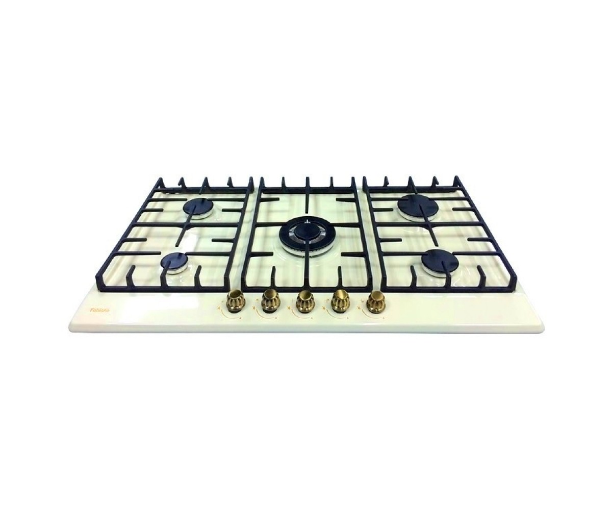 Пятиконфорочная плита FABIANO  FHG-R 27-95 VGH-T IVORY FHG-R 27-95 VGH-T IVORY