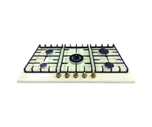 Пятиконфорочная плита FABIANO  FHG-R 27-95 VGH-T IVORY