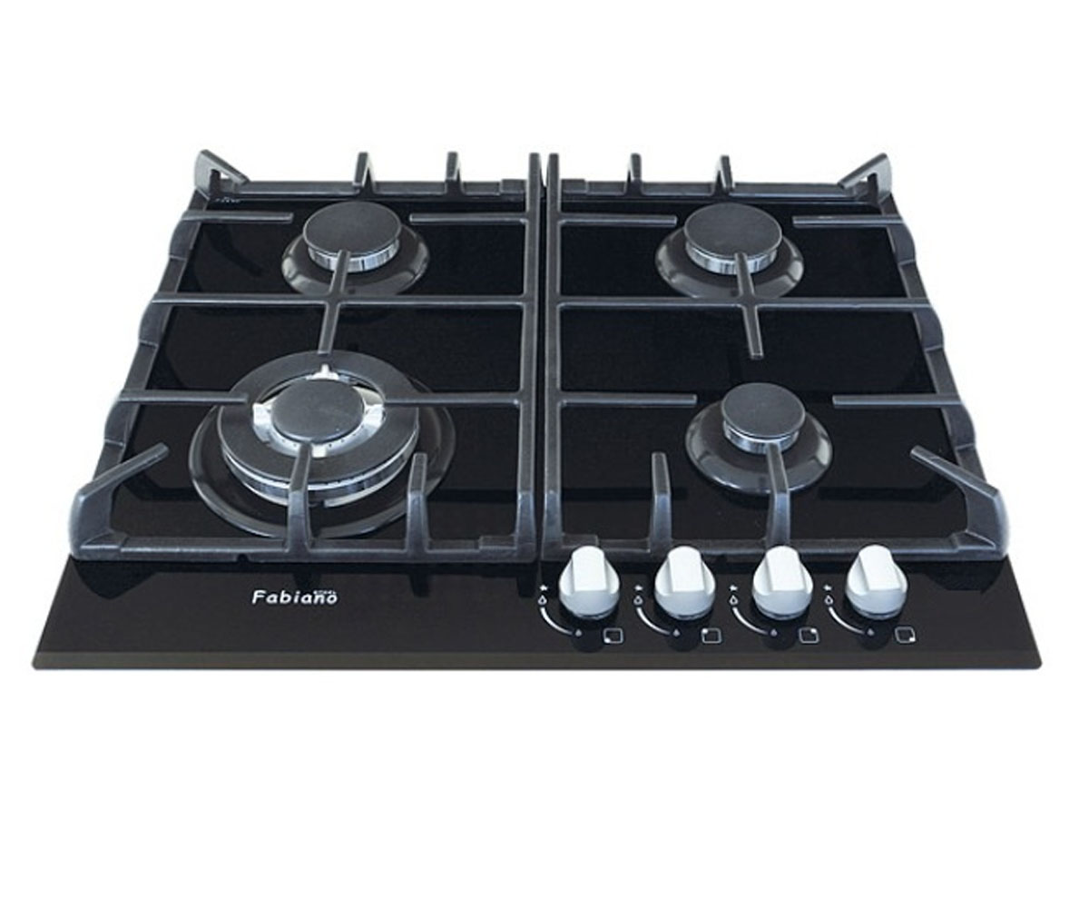 Газова поверхня FABIANO  FHG 10-44 GH-T BLACK GLASS FHG 10-44 GH-T BLACK GLASS