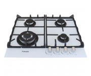 Газовая панель FABIANO  FHG 10-44 GH-T WHITE GLASS