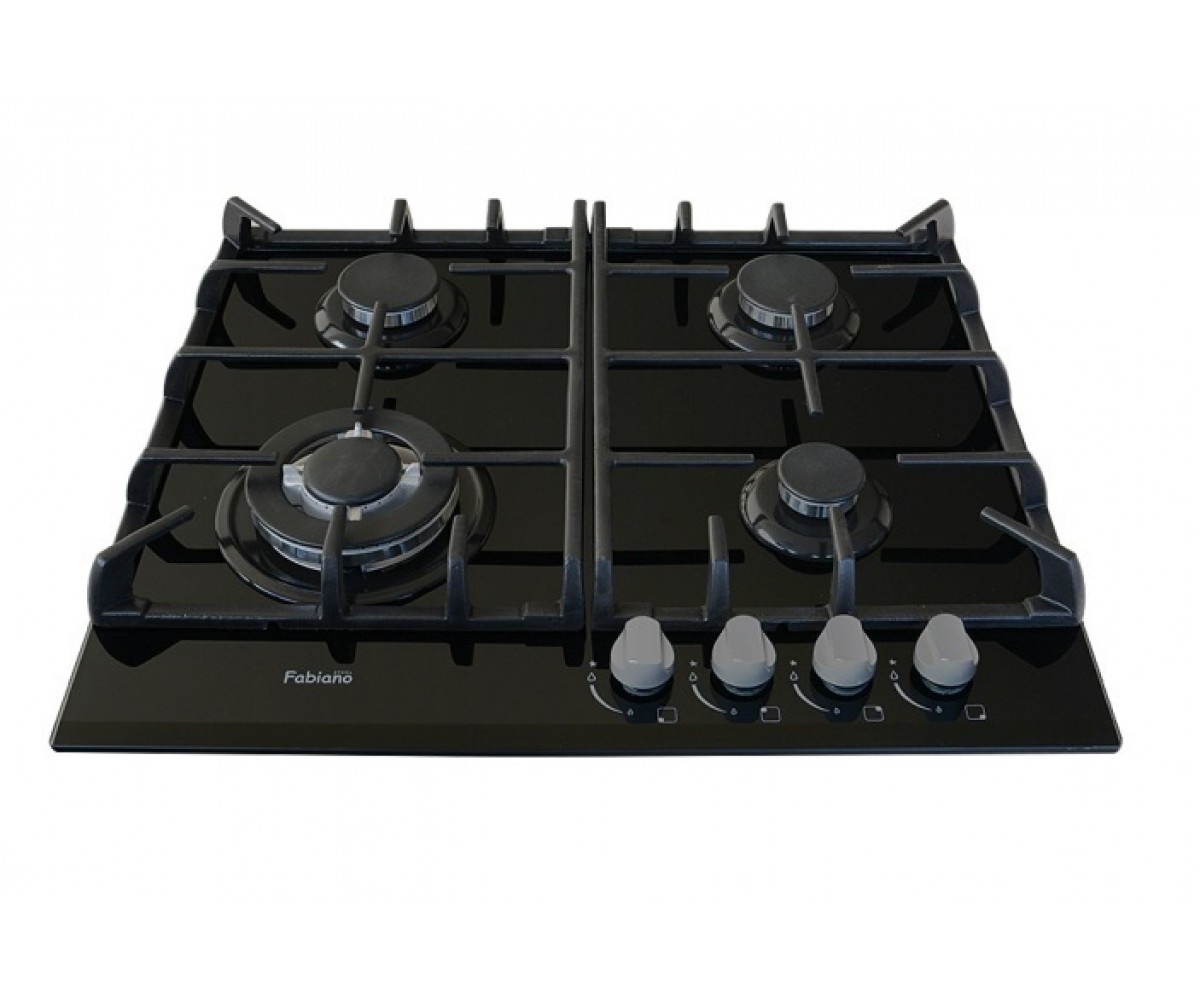 Плита фронтальная FABIANO  FHG 10-44 VGH-T BLACK GLASS FHG 10-44 VGH-T BLACK GLASS