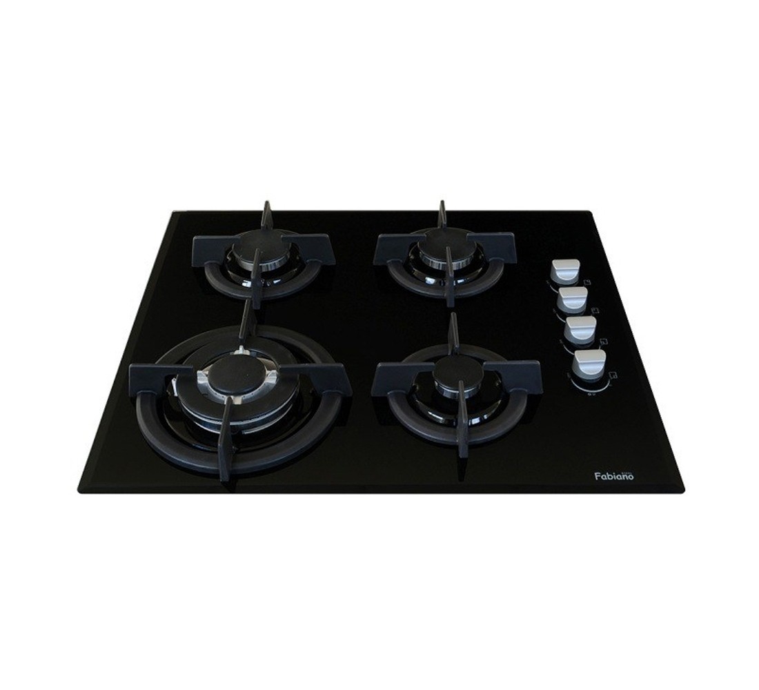 Газова варильна поверхня FABIANO  FHG 11-44 GH-T BLACK GLASS FHG 11-44 GH-T BLACK GLASS