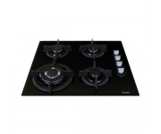 Газовая варочная поверхность FABIANO  FHG 11-44 GH-T BLACK GLASS