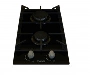 Варильна поверхня FABIANO  FHG 16-2 GH DOMINO BLACK GLASS