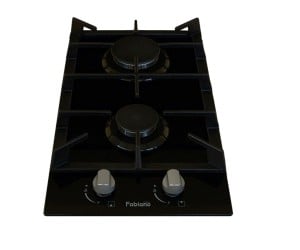 Варочная поверхность FABIANO  FHG 16-2 GH DOMINO BLACK GLASS