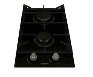 Склокерамічна Плита FABIANO  FHG 16-2 VGH DOMINO BLACK GLASS