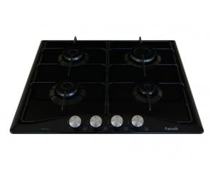 Газова плита на 4 конфорки FABIANO  FHG 21-44 BLACK