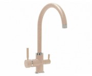 Кухонний змішувач на дві води FABIANO  FKM-313 BEIGE