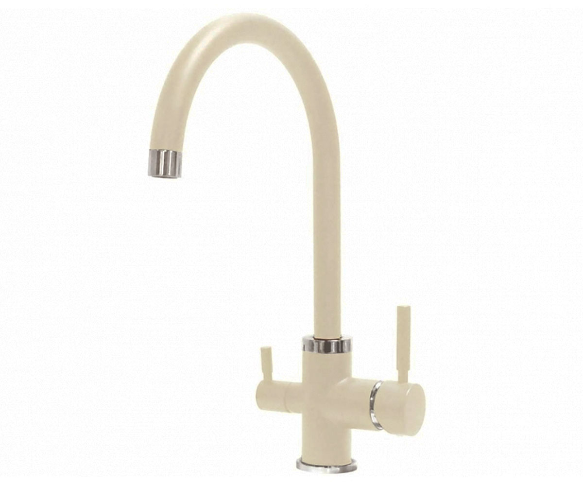 Змішувач кухонний на дві води FABIANO  FKM-315 SS CREAM FKM-315 SS CREAM