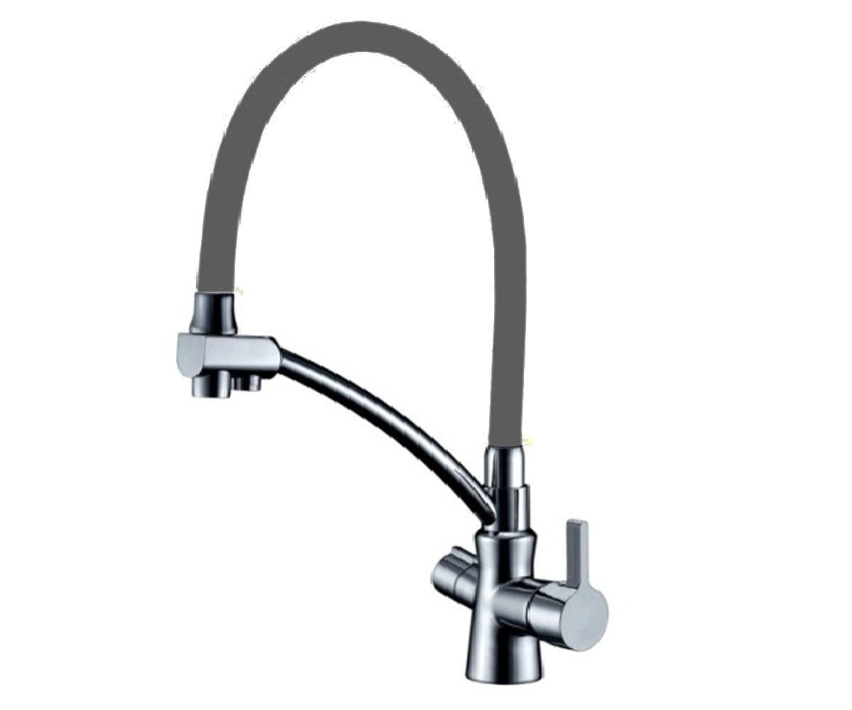 Комбінований змішувач FABIANO  FKM-319 INOX FKM-319 INOX