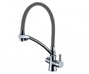 Комбінований змішувач FABIANO  FKM-319 INOX