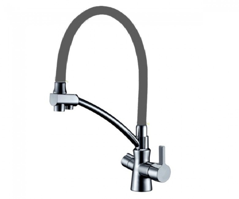 Комбинированный смеситель FABIANO  FKM-319 INOX FKM-319 INOX
