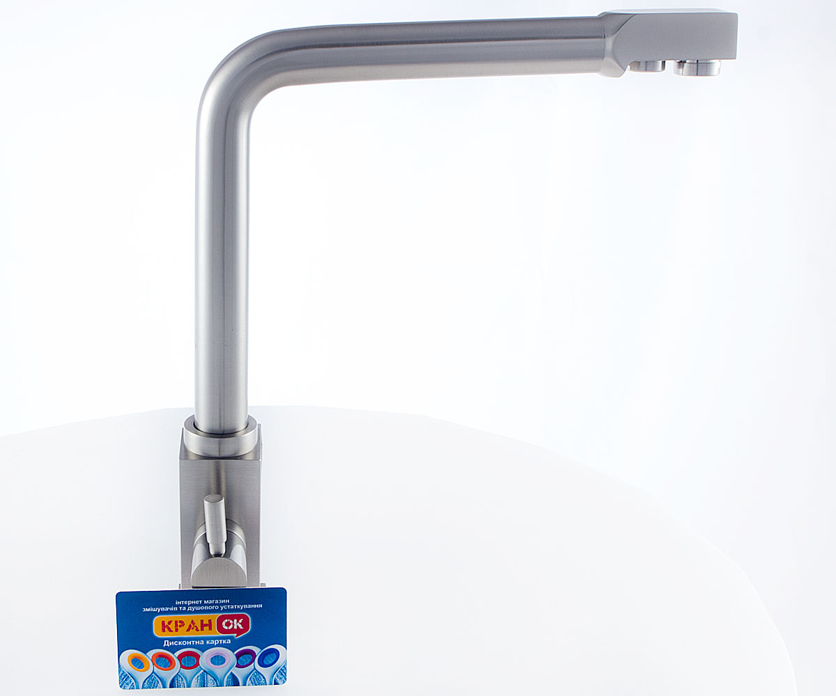 Кухонный комбинированный смеситель  FKM-31 INOX:Фото 2