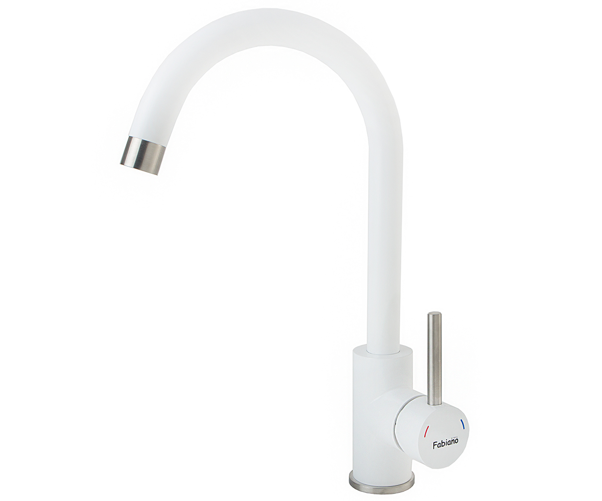Кухонний змішувач FABIANO  FKM-41 SS ALPINE WHITE FKM-41 SS ALPINE WHITE