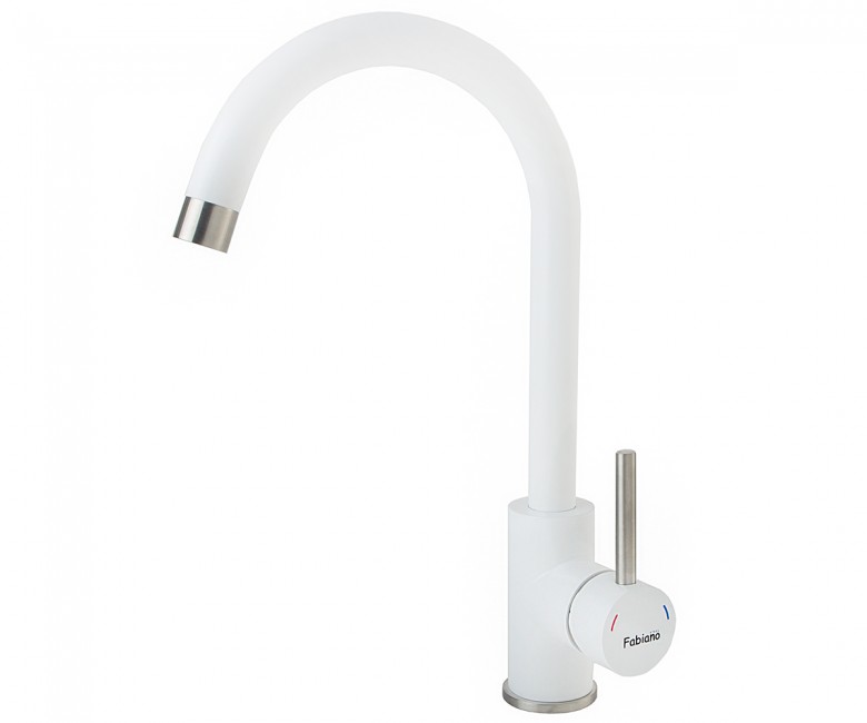 Кухонний змішувач FABIANO  FKM-41 SS ALPINE WHITE FKM-41 SS ALPINE WHITE
