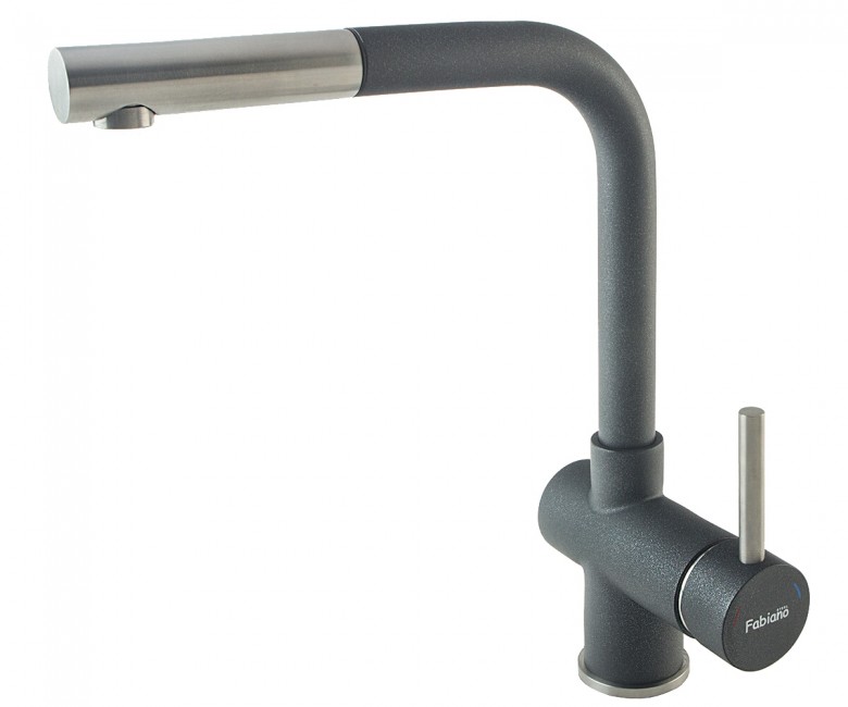 Смеситель кухонный FABIANO  FKM-46P SS ANTRACIT FKM-46P SS ANTRACIT