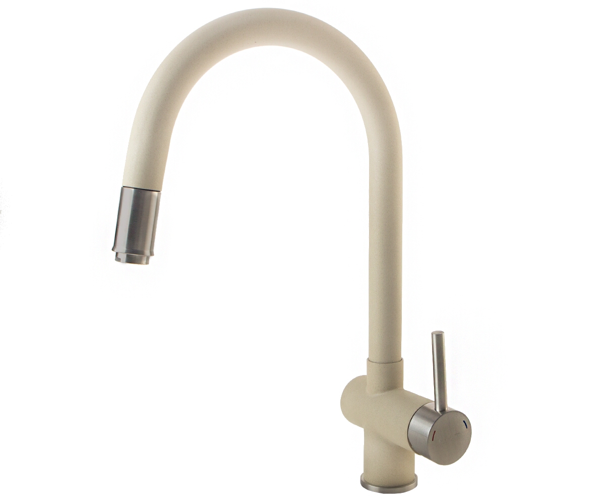 Змішувач для мийки FABIANO  FKM-47P SS CREAM FKM-47P SS CREAM
