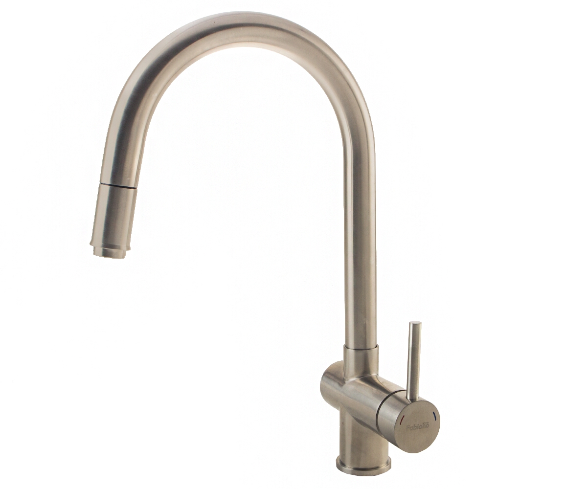 Кухонний змішувач FABIANO  FKM-47P SS INOX FKM-47P SS INOX