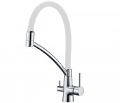 Змішувач для кухні FABIANO  FKM 31.10 CHROME WHITE