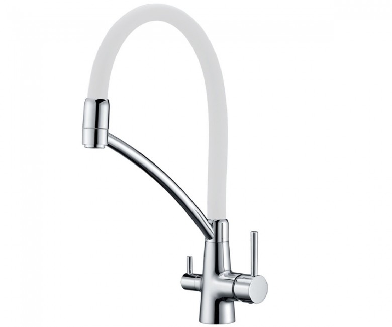 Змішувач для кухні FABIANO  FKM 31.10 CHROME WHITE FKM 31.10 CHROME WHITE