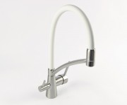 Змішувач для кухні FABIANO  FKM 31.10 INOX WHITE