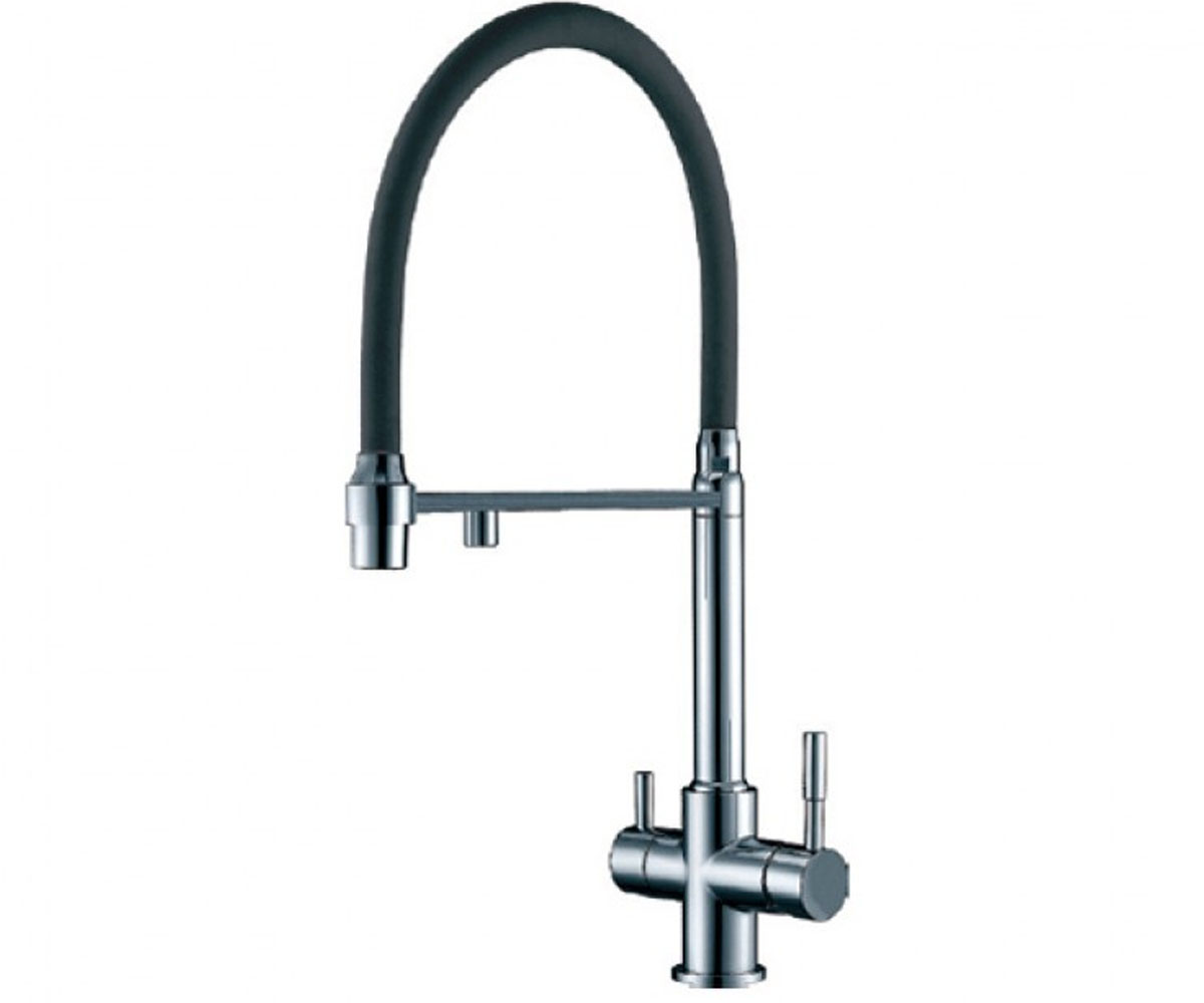Змішувач для кухні 3 в 1 FABIANO  FKM 31.43 INOX BLACK FKM 31.43 INOX BLACK