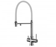 3 в 1 Кухонний змішувач FABIANO  FKM 31.43 INOX WHITE