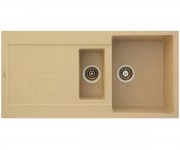 Мийка для кухні FABIANO QUADRO QUADRO 100X50X15 BEIGE