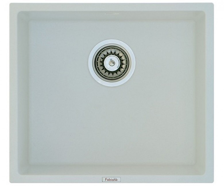 Мийка для кухні FABIANO QUADRO QUADRO 45X40 ALPINE WHITE QUADRO 45X40 ALPINE WHITE