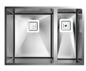 Полуторне мийка FABIANO QUADRO QUADRO 58X44 L R10
