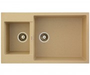 Мийка для кухні FABIANO QUADRO QUADRO 86X50X15 BEIGE