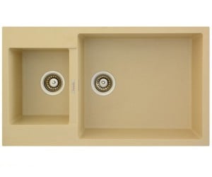 Мийка для кухні FABIANO QUADRO QUADRO 86X50X15 CREAM