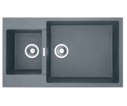 Мийка для кухні FABIANO QUADRO QUADRO 86X50X15 TITANIUM