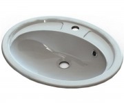 Умывальник овальный FANCY MARBLE BIANCA BOWL 2105101