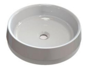 Умивальник круглий FANCY MARBLE DIANA 4904101