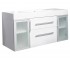 Тумба з раковиною FANCY MARBLE BARBADOS CUPBOARD 1200X520X500 NADIA 1200C WHITE CUPBOARD 1200X520X500 NADIA 1200C WHITE